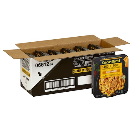 Cracker Barrel Deluxe Liquid Dinner Sharp Cheddar 3.8 oz., PK6 10021000066121